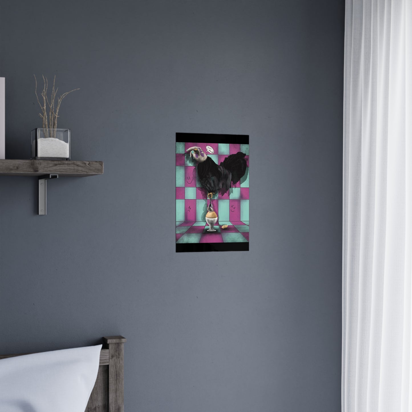Surreal and psychedelic alternative design poster showcasing imaginative, colorful, and dreamlike visuals for art lovers
