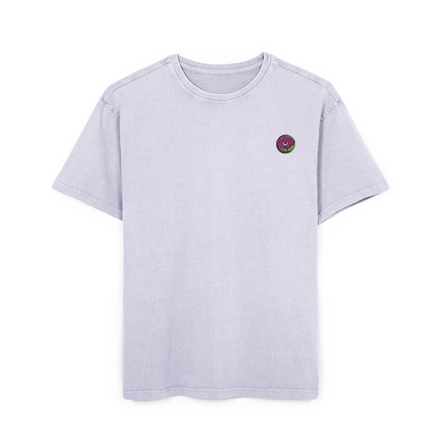 Oversized T-shirt with original surrealist graphic print, featuring bold artistic imagery and a relaxed streetwear fit, designed by the artist for a unique and eye-catching look