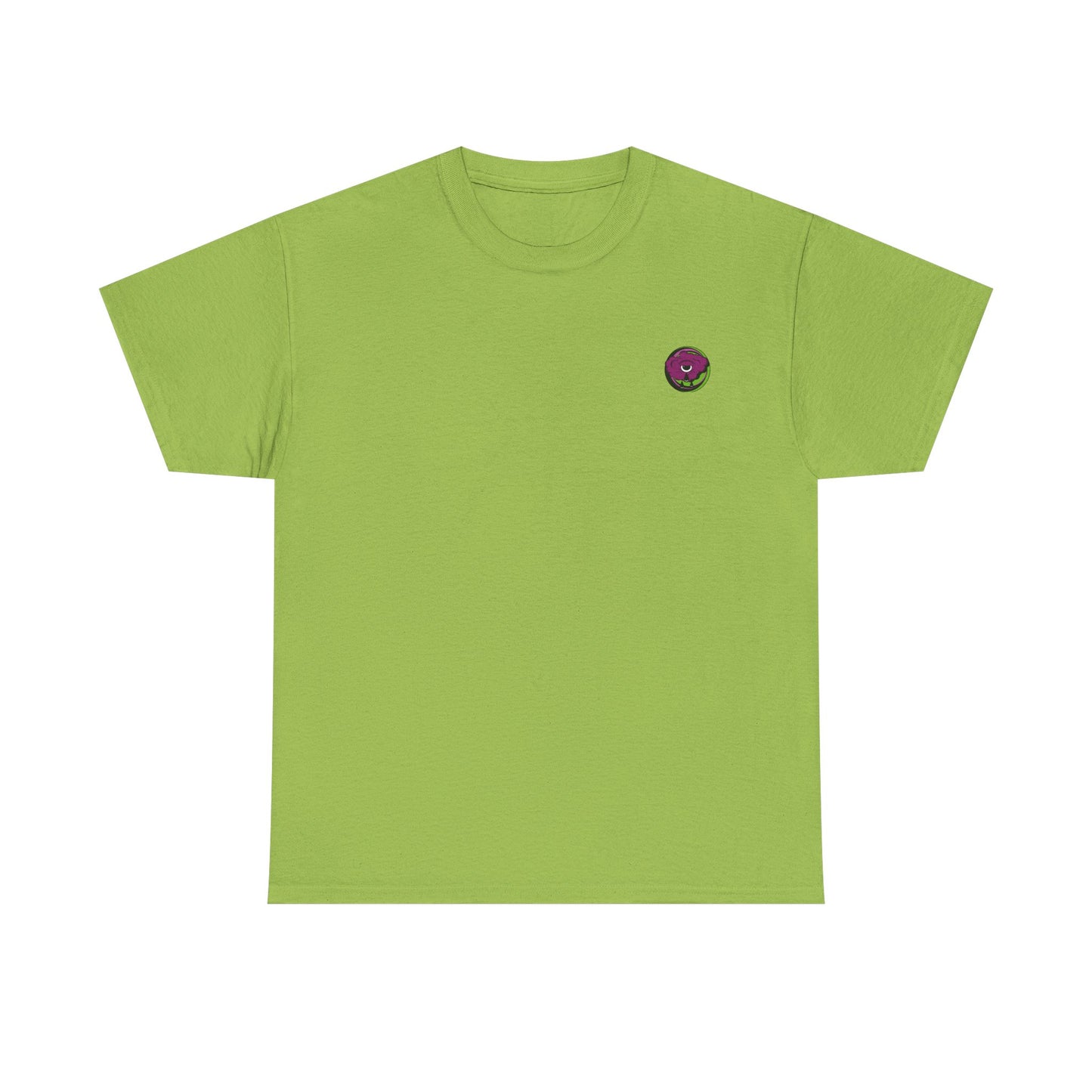 Regular fit T-shirt featuring surreal floral vomit psychedelic graphic print