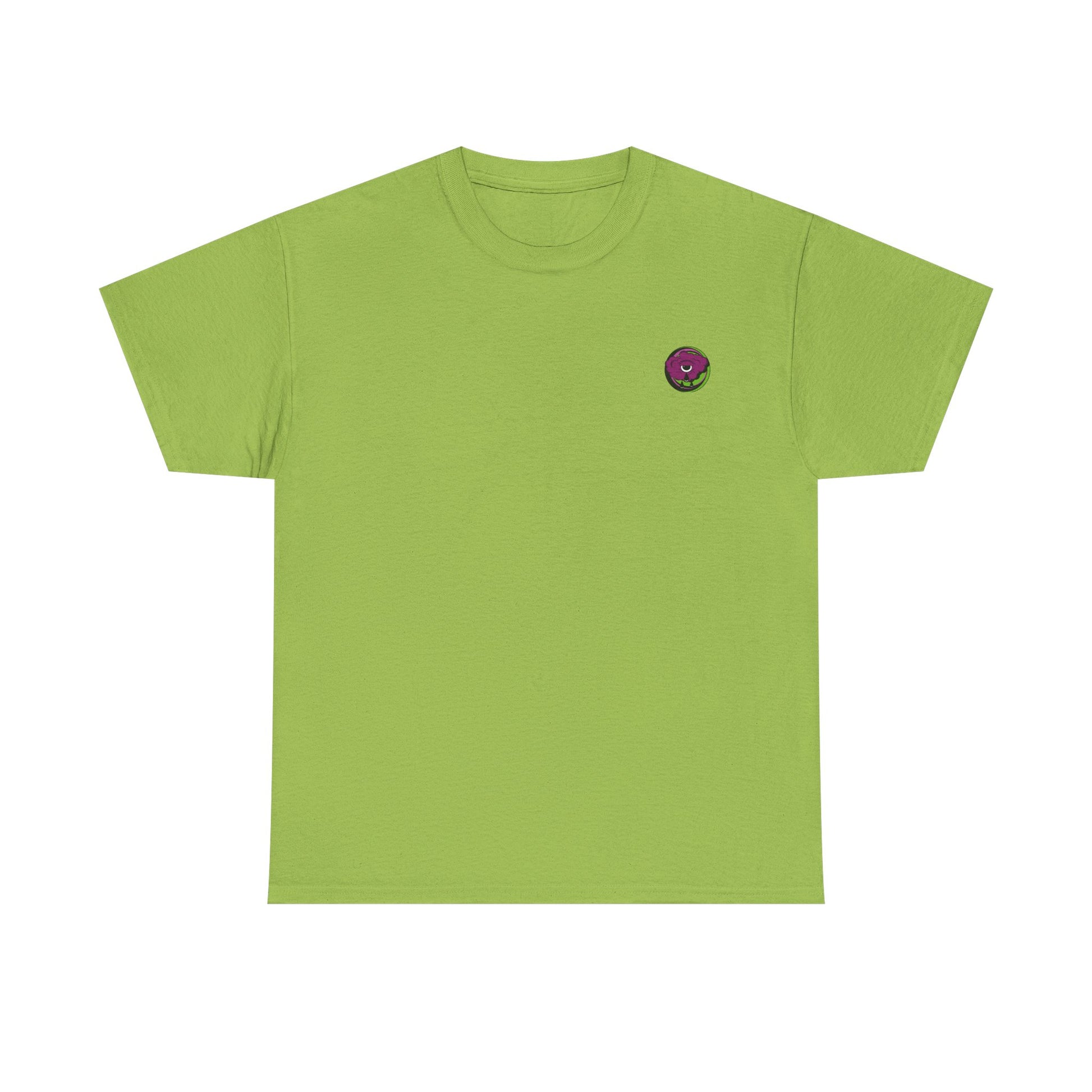 Regular fit T-shirt featuring surreal floral vomit psychedelic graphic print