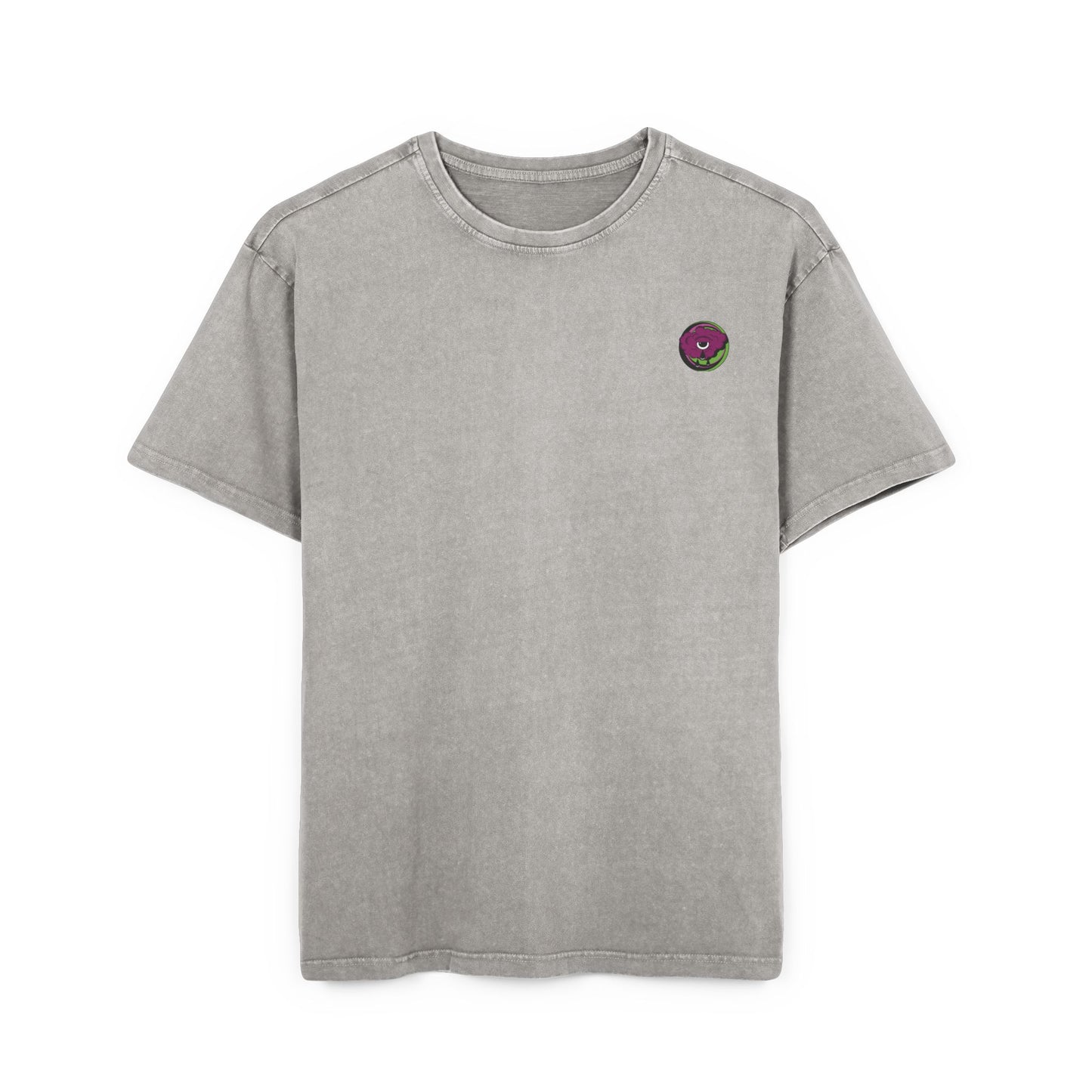 Oversized T-shirt with handcrafted surrealist graphic print on cotton fabric.