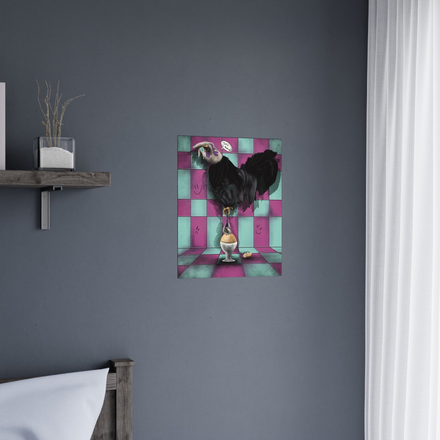 Surreal and psychedelic alternative design poster showcasing imaginative, colorful, and dreamlike visuals for art lovers