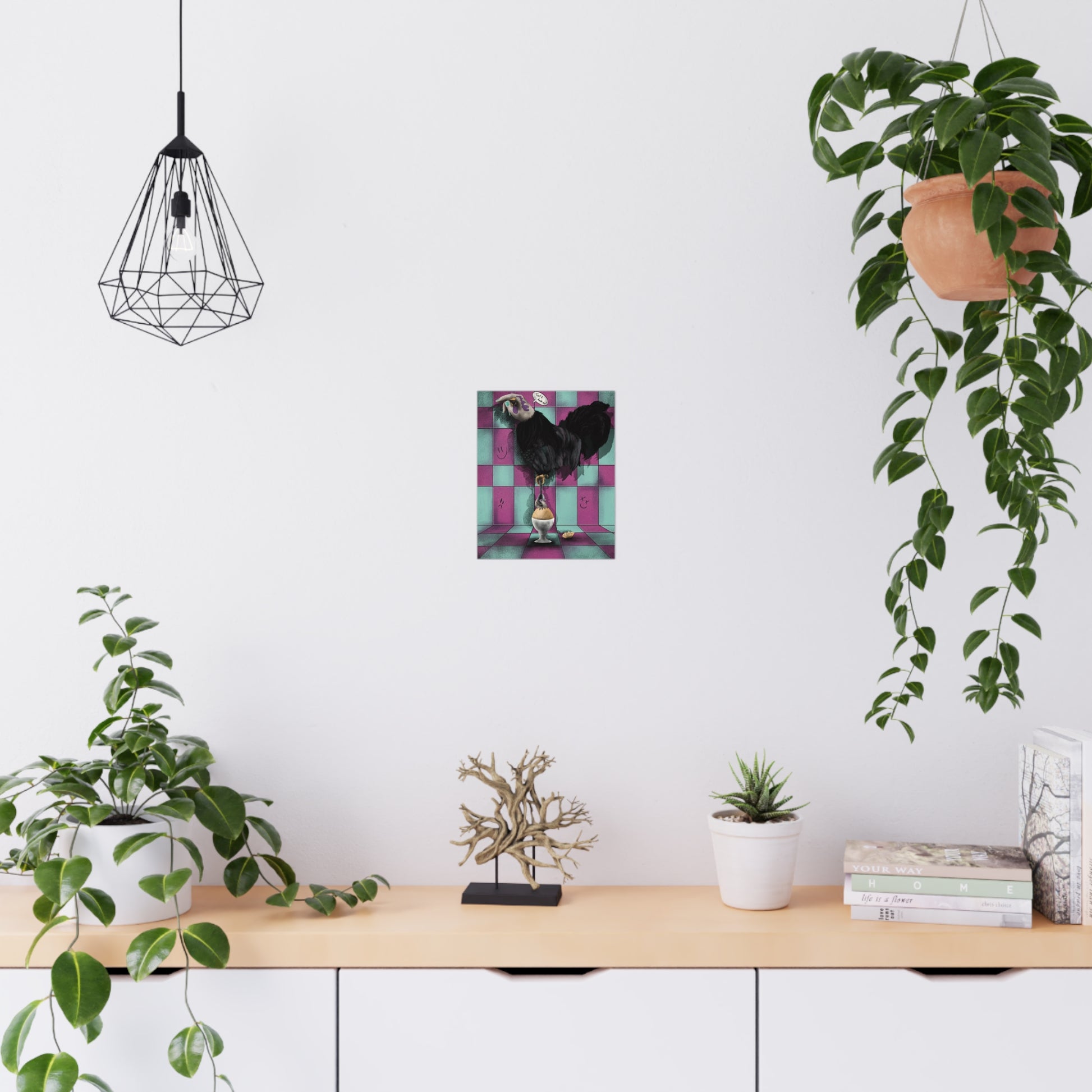 Surreal and psychedelic alternative design poster showcasing imaginative, colorful, and dreamlike visuals for art lovers