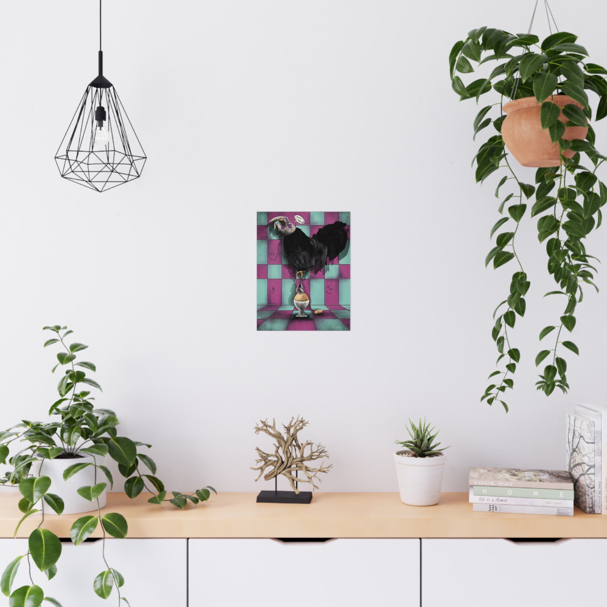 Surreal and psychedelic alternative design poster showcasing imaginative, colorful, and dreamlike visuals for art lovers