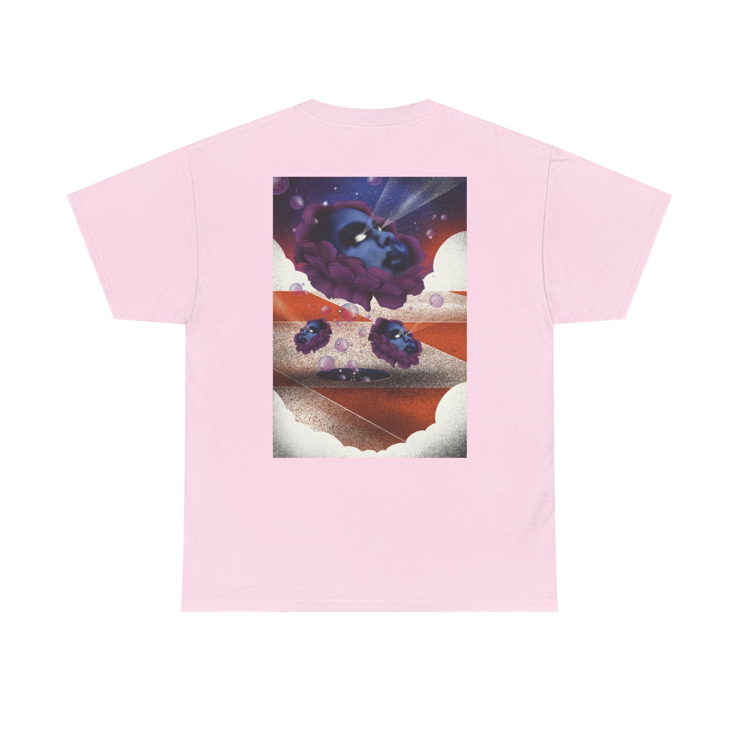 Unisex regular fit T-shirt featuring psychedelic cloudscape and cosmic surreal art for a bold retro-futuristic look.”