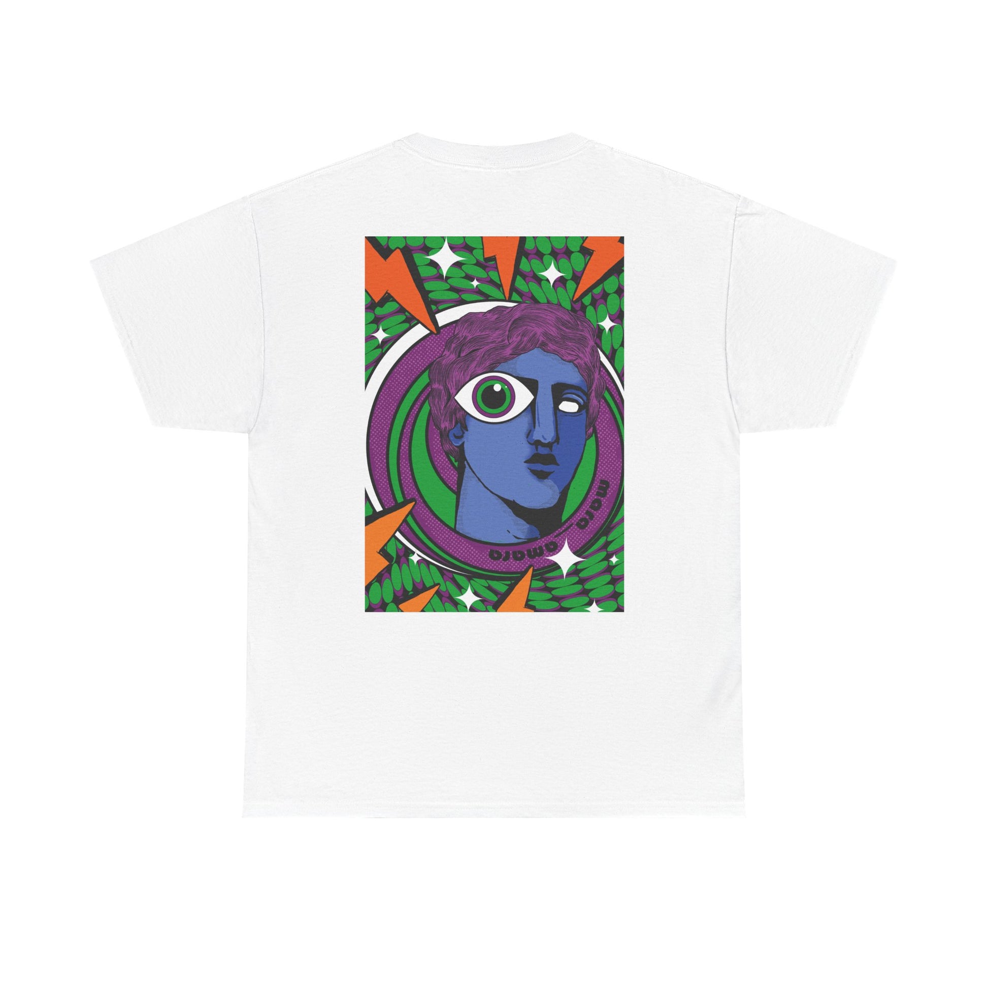 Regular fit graphic T-shirt with original surreal psychedelic artwork printed on premium cotton.